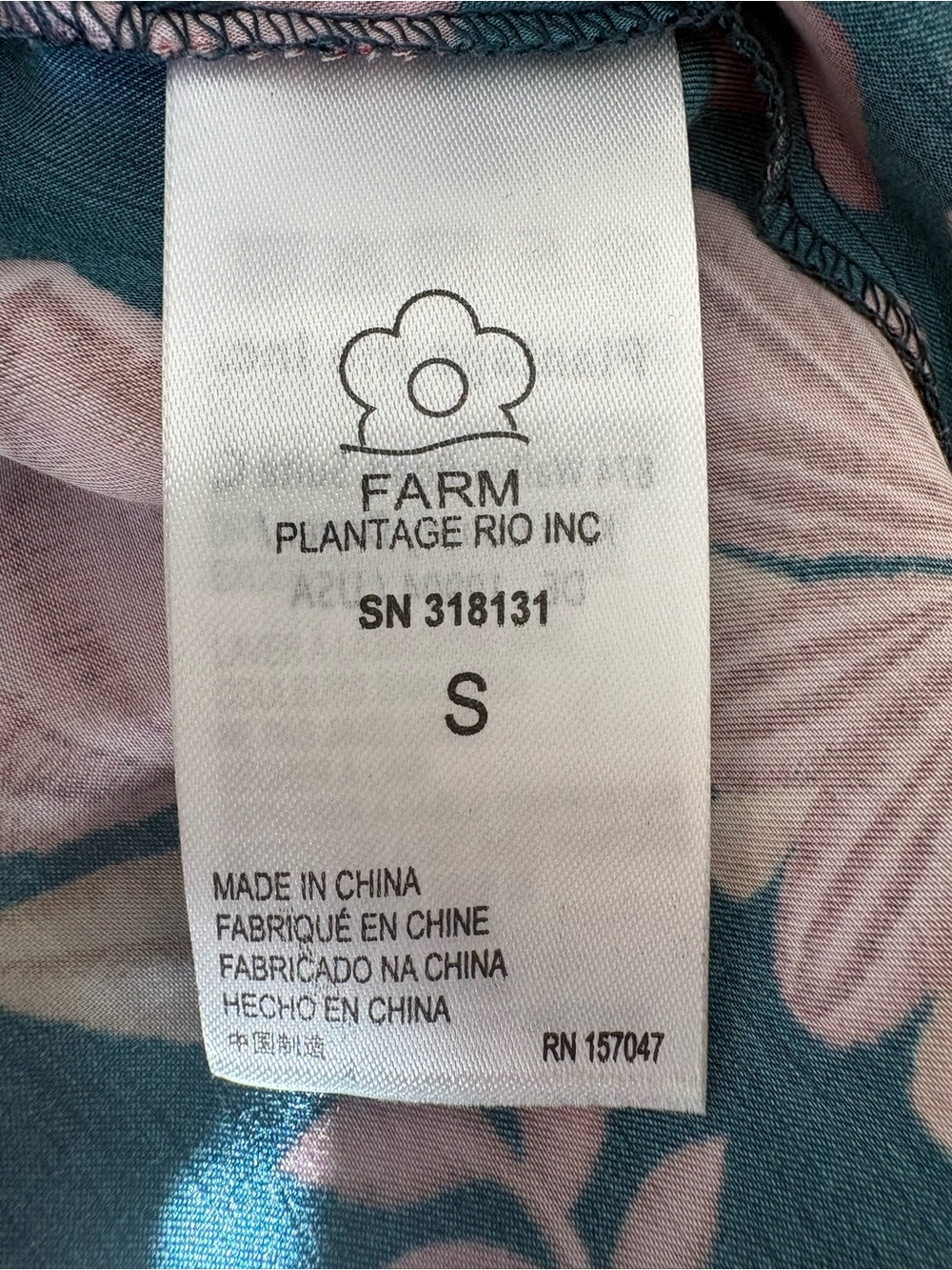 Farm Rio Printed Tunic Dress - Picture 9 of 9